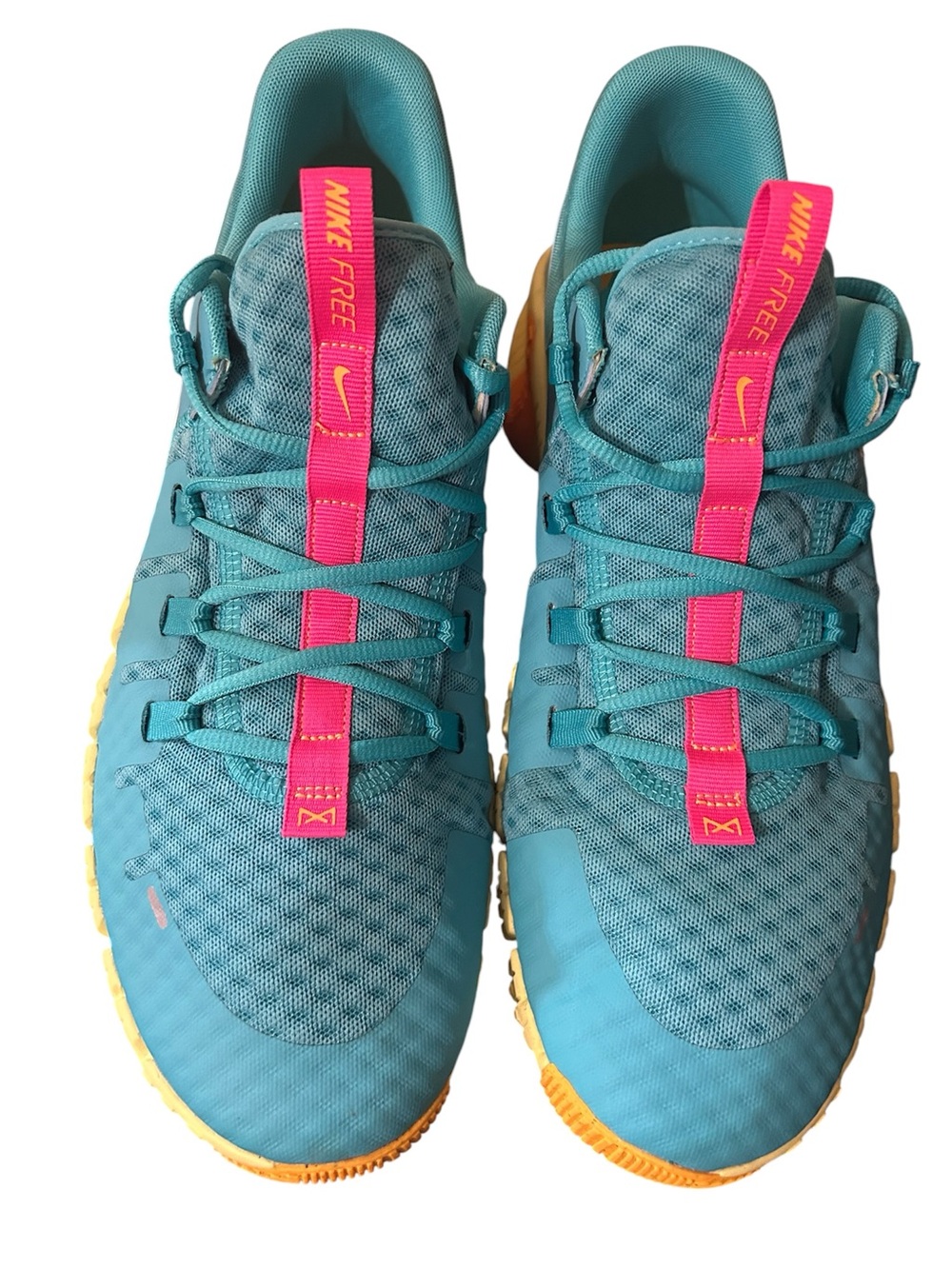 Nike Men’s Athletic Shoes - Teal/Hot Pink/Yellow Size 14 - Picture 4 of 8